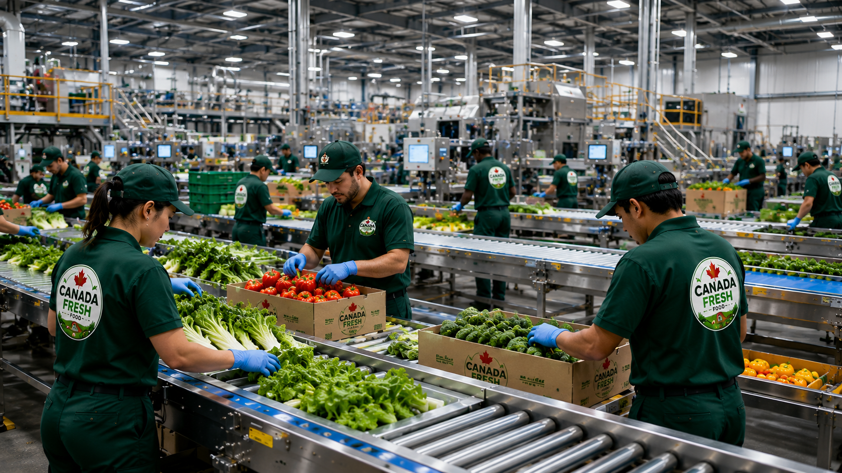 Canada Fresh Food facility - modern packing unit